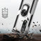 For Samsung Galaxy Z Fold3 5G Shockproof TPU + PC Phone Case with Rotating Holder(Silver)