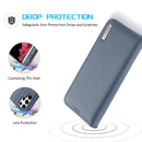 For Samsung Galaxy S22 Ultra 5G DUX DUCIS Hivo Series Cowhide Texture Leather Phone Case(Light Blue)