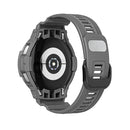 For Samsung Galaxy Watch4 Classic 42mm TPU Integrated Sport Strap Watch Band(Grey)