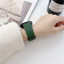 For Samsung Galaxy Watch4 40mm / 44mm Double-sided Leather Strap Watch Band(Blue)