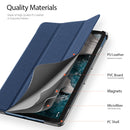 For Nokia T20 DUX DUCIS Domo Series Horizontal Flip Magnetic PU Case(Blue)