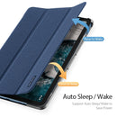 For Nokia T20 DUX DUCIS Domo Series Horizontal Flip Magnetic PU Case(Blue)