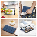 For Nokia T20 DUX DUCIS Domo Series Horizontal Flip Magnetic PU Case(Blue)