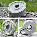 18W Landscape Colorful Color Changing Ring LED Aluminum Alloy Underwater Fountain Light(Colorful)