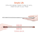 For iPad Pro 12.9 inch 2020 ICARER Smart Ultra-thin Tablet Protective Leather Case(Khaki)