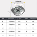 6W Landscape Colorful Color Changing Ring LED Stainless Steel Underwater Fountain Light(Colorful)
