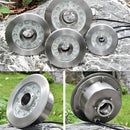 6W Landscape Colorful Color Changing Ring LED Stainless Steel Underwater Fountain Light(Colorful)