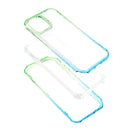 Gradient PC Phone Case For iPhone 13(Sky Blue Purple)