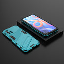 For Xiaomi Redmi Note 11 China Punk Armor 2 in 1 PC + TPU Shockproof Phone Case with Invisible Holder(Blue)