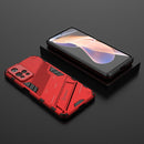For Xiaomi Redmi Note 11 Pro / Note 11 Pro+ Punk Armor 2 in 1 PC + TPU Shockproof Phone Case with Invisible Holder(Red)