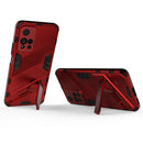 For Xiaomi Redmi Note 11 Pro / Note 11 Pro+ Punk Armor 2 in 1 PC + TPU Shockproof Phone Case with Invisible Holder(Red)
