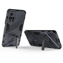 For Xiaomi Redmi Note 11 Pro / Note 11 Pro+ Punk Armor 2 in 1 PC + TPU Shockproof Phone Case with Invisible Holder(Gray)