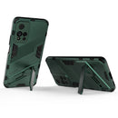 For Xiaomi Redmi Note 11 Pro / Note 11 Pro+ Punk Armor 2 in 1 PC + TPU Shockproof Phone Case with Invisible Holder(Green)