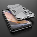 For Xiaomi Redmi Note 11 Pro / Note 11 Pro+ Punk Armor 2 in 1 PC + TPU Shockproof Phone Case with Invisible Holder(White)