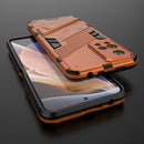 For Xiaomi Redmi Note 11 Pro / Note 11 Pro+ Punk Armor 2 in 1 PC + TPU Shockproof Phone Case with Invisible Holder(Orange)