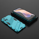 For Xiaomi Redmi Note 11 Pro / Note 11 Pro+ Punk Armor 2 in 1 PC + TPU Shockproof Phone Case with Invisible Holder(Blue)