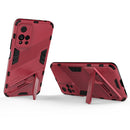 For Xiaomi Redmi Note 11 Pro / Note 11 Pro+ Punk Armor 2 in 1 PC + TPU Shockproof Phone Case with Invisible Holder(Light Red)