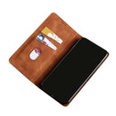For Xiaomi Redmi Note 11 Pro Skin Feel Magnetic Horizontal Flip Leather Phone Case with Holder & Card Slots(Light Brown)