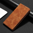 For Xiaomi Redmi Note 11 Pro Skin Feel Magnetic Horizontal Flip Leather Phone Case with Holder & Card Slots(Light Brown)
