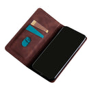 For Xiaomi Redmi Note 11 Pro Skin Feel Magnetic Horizontal Flip Leather Phone Case with Holder & Card Slots(Dark Brown)