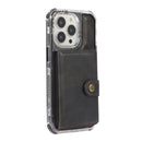 Wallet Card Shockproof Phone Case For iPhone 11 Pro Max(Black)