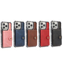 Wallet Card Shockproof Phone Case For iPhone 11 Pro Max(Black)