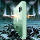 360 Full Coverage Glass Phone Case For iPhone 13 Pro Max(White)