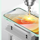 360 Full Coverage Glass Phone Case For iPhone 13 Pro Max(White)