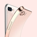 Electroplated Frosted TPU Ring Holder Phone Case For iPhone SE 2022 / SE 2020 / 7 / 8(Lavender Purple)