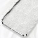 Electroplated Frosted TPU Ring Holder Phone Case For iPhone SE 2022 / SE 2020 / 7 / 8(White)