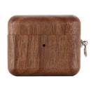 Solid Wood Earphone Protective Case For AirPods 3(Coffee)