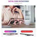 For Huawei nova 8i Shockproof TPU + PC Phone Case with 360 Degree Rotating Holder(Rose Gold)