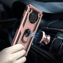For Huawei nova 8i Shockproof TPU + PC Phone Case with 360 Degree Rotating Holder(Rose Gold)