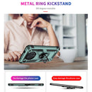 For Huawei nova 8i Shockproof TPU + PC Phone Case with 360 Degree Rotating Holder(Dark Green)