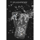 For Samsung Galaxy S21 FE LOVE MEI Metal Shockproof Waterproof Dustproof Protective Phone Case with Glass(Black)