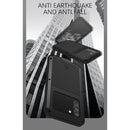 For Samsung Galaxy S21 FE LOVE MEI Metal Shockproof Waterproof Dustproof Protective Phone Case with Glass(Green)