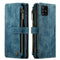 For Samsung Galaxy A71 4G CaseMe-C30 Multifunctional Horizontal Flip PU + TPU Phone Case(Blue)