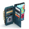 For Samsung Galaxy A71 4G CaseMe-C30 Multifunctional Horizontal Flip PU + TPU Phone Case(Blue)