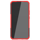 For Samsung Galaxy S22+ 5G Tire Texture Shockproof TPU+PC Phone Case with Holder(Red)