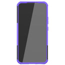For Samsung Galaxy S22+ 5G Tire Texture Shockproof TPU+PC Phone Case with Holder(Purple)