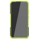 For Samsung Galaxy S22+ 5G Tire Texture Shockproof TPU+PC Phone Case with Holder(Green)