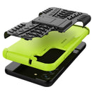 For Samsung Galaxy S22+ 5G Tire Texture Shockproof TPU+PC Phone Case with Holder(Green)