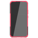 For Samsung Galaxy S22+ 5G Tire Texture Shockproof TPU+PC Phone Case with Holder(Pink)