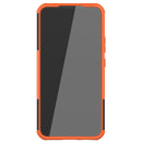For Samsung Galaxy S22+ 5G Tire Texture Shockproof TPU+PC Phone Case with Holder(Orange)