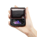 For Samsung Galaxy Z Flip3 5G CaseMe 003 Crazy Horse Texture Horizontal Flip Leather Phone Case(Red)