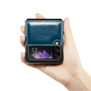 For Samsung Galaxy Z Flip3 5G CaseMe 003 Crazy Horse Texture Horizontal Flip Leather Phone Case(Green)