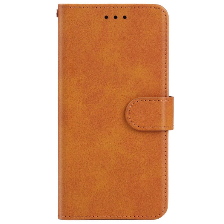 Leather Phone Case For Alcatel 1/1 2019&2021 / Vodafone Smart E9(Brown)
