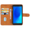 Leather Phone Case For Alcatel 1/1 2019&2021 / Vodafone Smart E9(Brown)