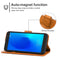 Leather Phone Case For Alcatel 1/1 2019&2021 / Vodafone Smart E9(Brown)
