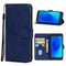 Leather Phone Case For Alcatel 1/1 2019&2021 / Vodafone Smart E9(Blue)